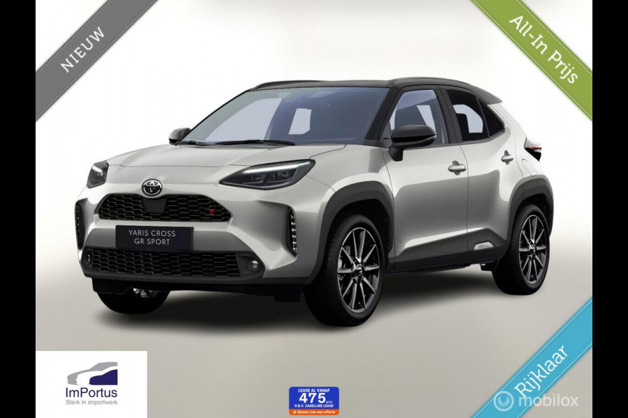 Toyota Yaris Cross 1.5 Hybrid 130 GR Sport > Snel leverbaar!