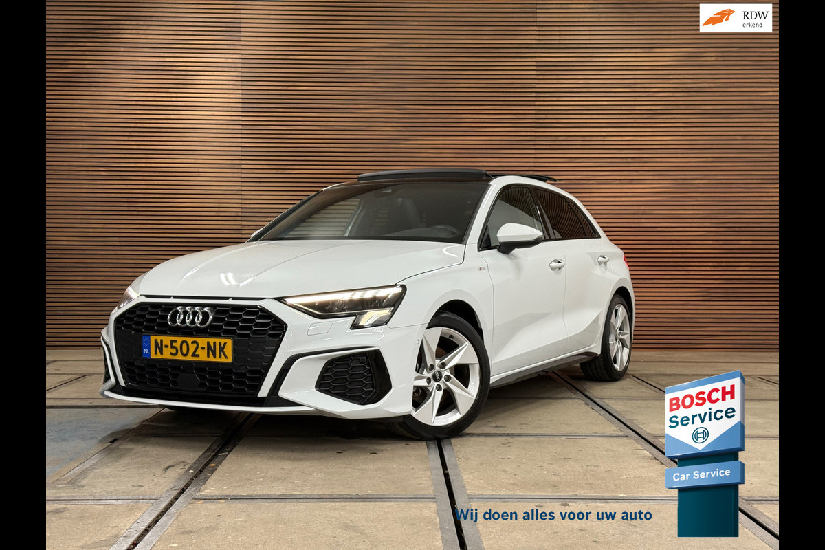 Audi A3 Sportback 35 TFSI S edition | S-Line | Pano | Camera | Matrix LED | Sportstoelen | Adaptive Cruise | Navigatie