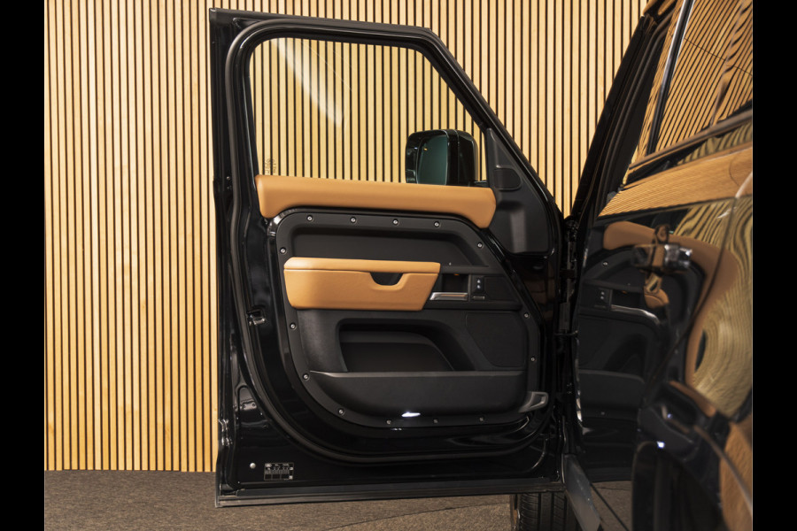 Land Rover Defender 110 2.0 P300e 110 X-Dynamic HSE BRUIN LEDER-22"-HUD-PANO-MERIDIAN