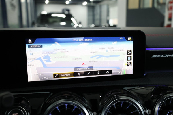 Mercedes-Benz AMG CLA 45 BTW/MULTIBEAM/VIRTUAL/SFEER/KUIP+MEMORY/19" LMV/CAM/ACC/ECC/12 MND GARANTIE