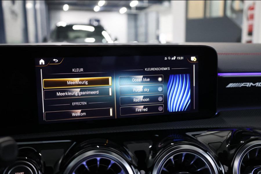 Mercedes-Benz AMG CLA 45 BTW/MULTIBEAM/VIRTUAL/SFEER/KUIP+MEMORY/19" LMV/CAM/ACC/ECC/12 MND GARANTIE