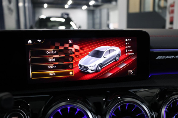 Mercedes-Benz AMG CLA 45 BTW/MULTIBEAM/VIRTUAL/SFEER/KUIP+MEMORY/19" LMV/CAM/ACC/ECC/12 MND GARANTIE
