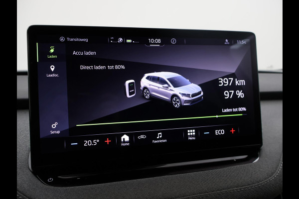 Škoda ENYAQ iV 80 - 204 PK + SFEERVERLICHTING | CAMERA | STUURWIELVERW. | CARPLAY