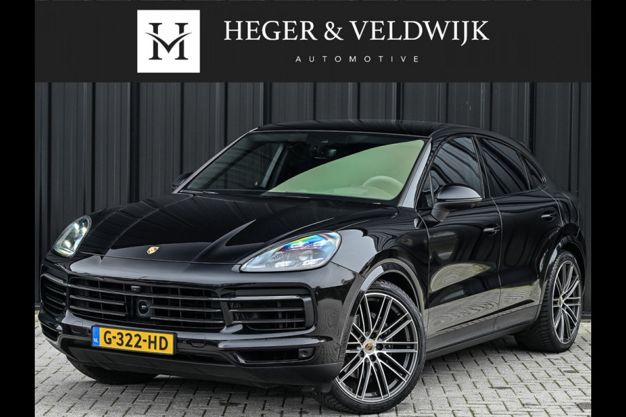 Porsche Cayenne Coupé 3.0 E-Hybrid · Sport chrono · NL-auto · Panoramadak · Bose sound · Keyless · 360 Camera · 4 Wheel steering · Adaptive cruise · M