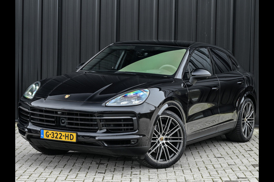 Porsche Cayenne Coupé 3.0 E-Hybrid · Sport chrono · NL-auto · Panoramadak · Bose sound · Keyless · 360 Camera · 4 Wheel steering · Adaptive cruise · M