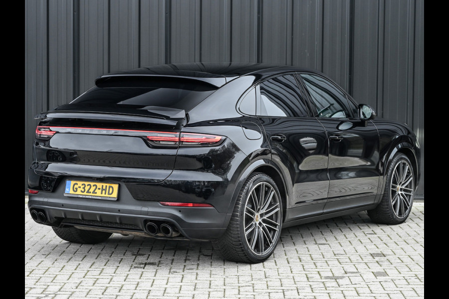 Porsche Cayenne Coupé 3.0 E-Hybrid · Sport chrono · NL-auto · Panoramadak · Bose sound · Keyless · 360 Camera · 4 Wheel steering · Adaptive cruise · M