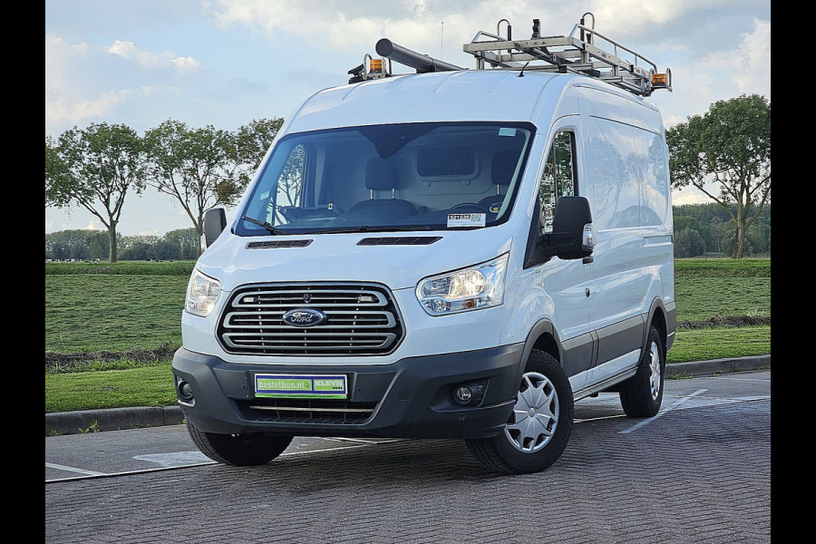 Ford Transit 350 2.0 TDCI L2H2 Trend Imperiaal Lift!  Werkplaats-Inrichting Navi Airco Camera 130Pk Euro6 Oh-Historie 1e Eigenaar!