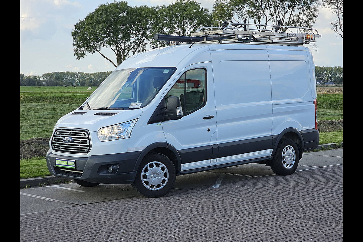 Ford Transit 350 2.0 TDCI L2H2 Trend Imperiaal Lift!  Werkplaats-Inrichting Navi Airco Camera 130Pk Euro6 Oh-Historie 1e Eigenaar!