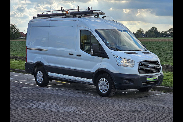 Ford Transit 350 2.0 TDCI L2H2 Trend Imperiaal Lift!  Werkplaats-Inrichting Navi Airco Camera 130Pk Euro6 Oh-Historie 1e Eigenaar!