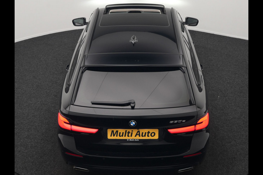 BMW 5 Serie Touring 530e Executive Plug In Hybrid 293pk Dealer O.H. PHEV | Panodak | 360 Camera | Lederen Sportstoelen Verwarmd | Sfeerverlichting | Apple Carplay | Navigatie | Virtual | DAB |