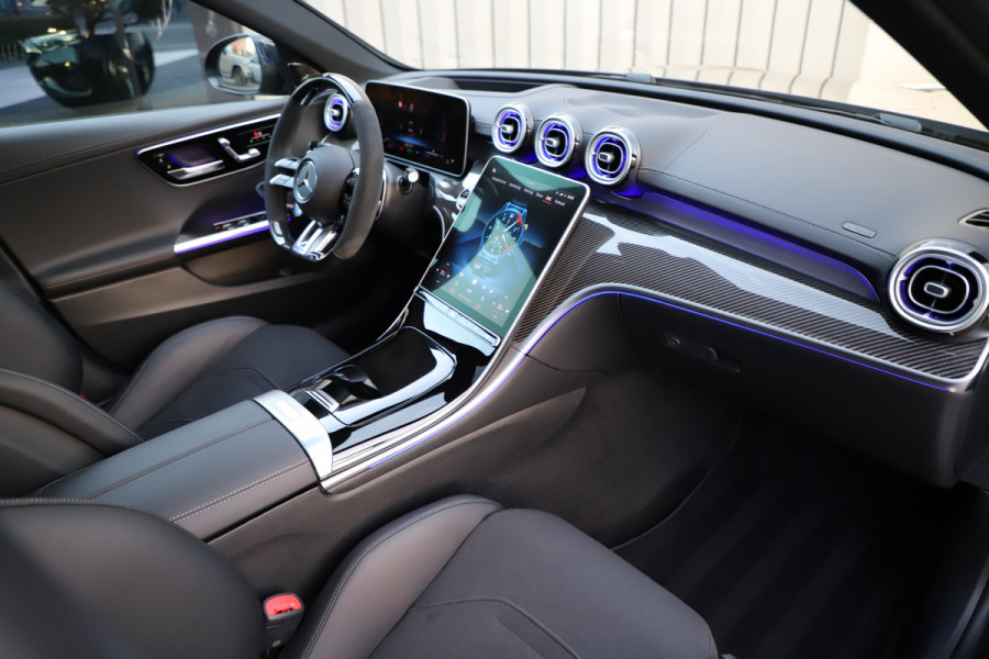 Mercedes-Benz C-Klasse AMG 63 S E Performance | 680PK | Achterasbesturing | Head-up | Keyless-go | Carbon | Schaalstoelen | Digital-light | Pano | 2024