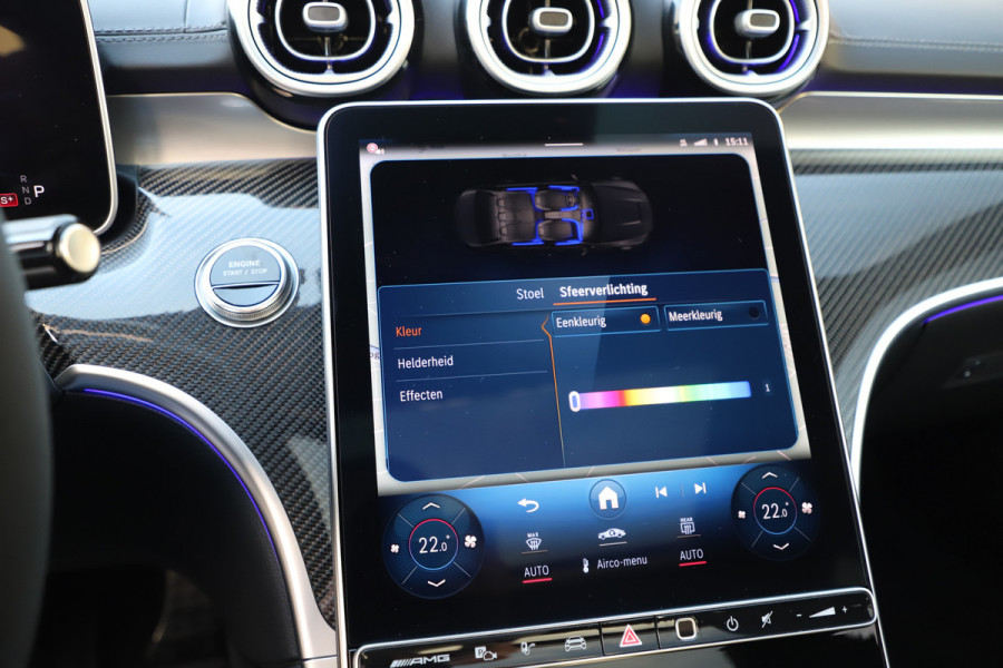 Mercedes-Benz C-Klasse AMG 63 S E Performance | 680PK | Achterasbesturing | Head-up | Keyless-go | Carbon | Schaalstoelen | Digital-light | Pano | 2024