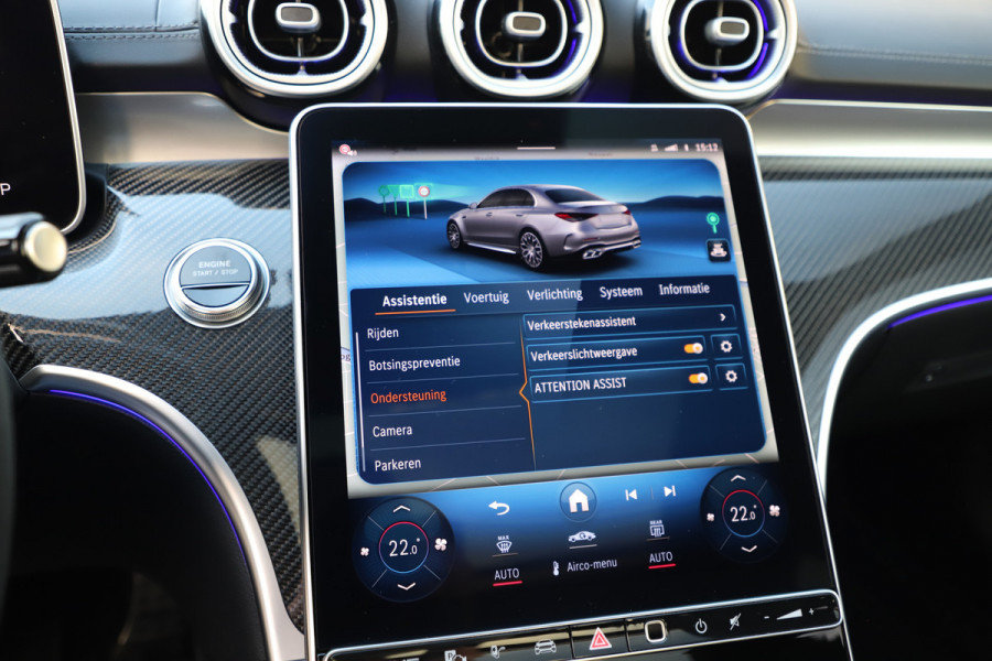 Mercedes-Benz C-Klasse AMG 63 S E Performance | 680PK | Achterasbesturing | Head-up | Keyless-go | Carbon | Schaalstoelen | Digital-light | Pano | 2024