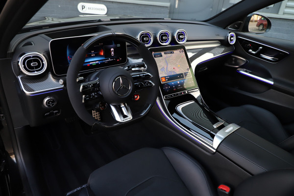 Mercedes-Benz C-Klasse AMG 63 S E Performance | 680PK | Achterasbesturing | Head-up | Keyless-go | Carbon | Schaalstoelen | Digital-light | Pano | 2024