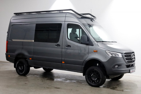 Mercedes-Benz Sprinter 419 CDI 190pk L2H2 4x4 A4M 9G Automaat ACC/LED/Draaistoelen/360° Camera NIEUW 06-2024