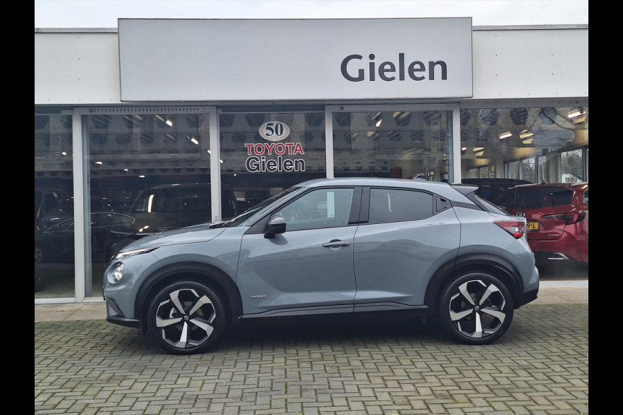 Nissan Juke Hybrid 143pk Tekna | Leer, 360 Camera, Adaptive cruise control, Climate control, Keyless, 19 inch, Startknop, Parkeersensoren