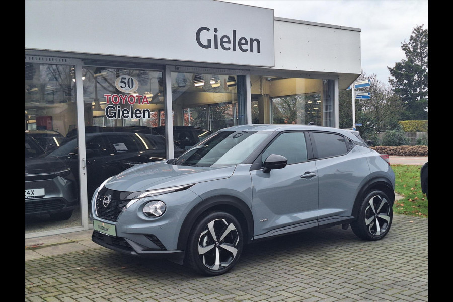 Nissan Juke Hybrid 143pk Tekna | Leer, 360 Camera, Adaptive cruise control, Climate control, Keyless, 19 inch, Startknop, Parkeersensoren