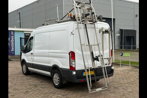 Ford Transit 350 2.0 TDCI L2H2 Trend Imperiaal Lift!  Werkplaats-Inrichting Navi Airco Camera 130Pk Euro6 Oh-Historie 1e Eigenaar!