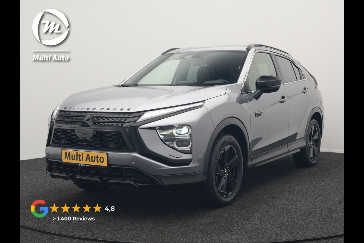 Mitsubishi Eclipse Cross 2.4 Black Edition Plug In Hybrid 188pk Dealer O.H. PHEV | 360 Camera | Adaptive Cruise | Alcantara Sportstoelen & Stuur Verwarmd | Blis | Keyless | Navigatie | DAB |