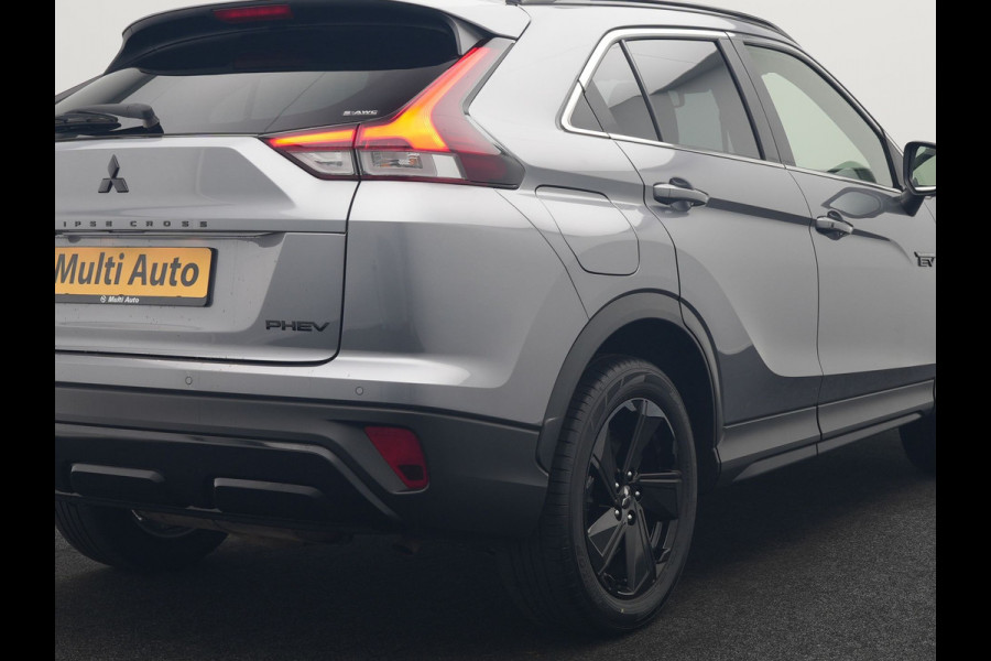 Mitsubishi Eclipse Cross 2.4 Black Edition Plug In Hybrid 188pk Dealer O.H. PHEV | 360 Camera | Adaptive Cruise | Alcantara Sportstoelen & Stuur Verwarmd | Blis | Keyless | Navigatie | DAB |