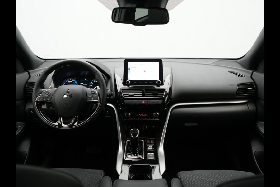 Mitsubishi Eclipse Cross 2.4 Black Edition Plug In Hybrid 188pk Dealer O.H. PHEV | 360 Camera | Adaptive Cruise | Alcantara Sportstoelen & Stuur Verwarmd | Blis | Keyless | Navigatie | DAB |