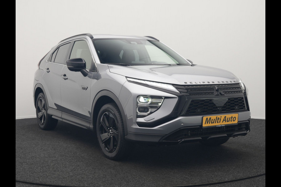 Mitsubishi Eclipse Cross 2.4 Black Edition Plug In Hybrid 188pk Dealer O.H. PHEV | 360 Camera | Adaptive Cruise | Alcantara Sportstoelen & Stuur Verwarmd | Blis | Keyless | Navigatie | DAB |