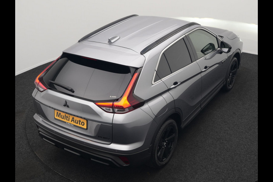 Mitsubishi Eclipse Cross 2.4 Black Edition Plug In Hybrid 188pk Dealer O.H. PHEV | 360 Camera | Adaptive Cruise | Alcantara Sportstoelen & Stuur Verwarmd | Blis | Keyless | Navigatie | DAB |