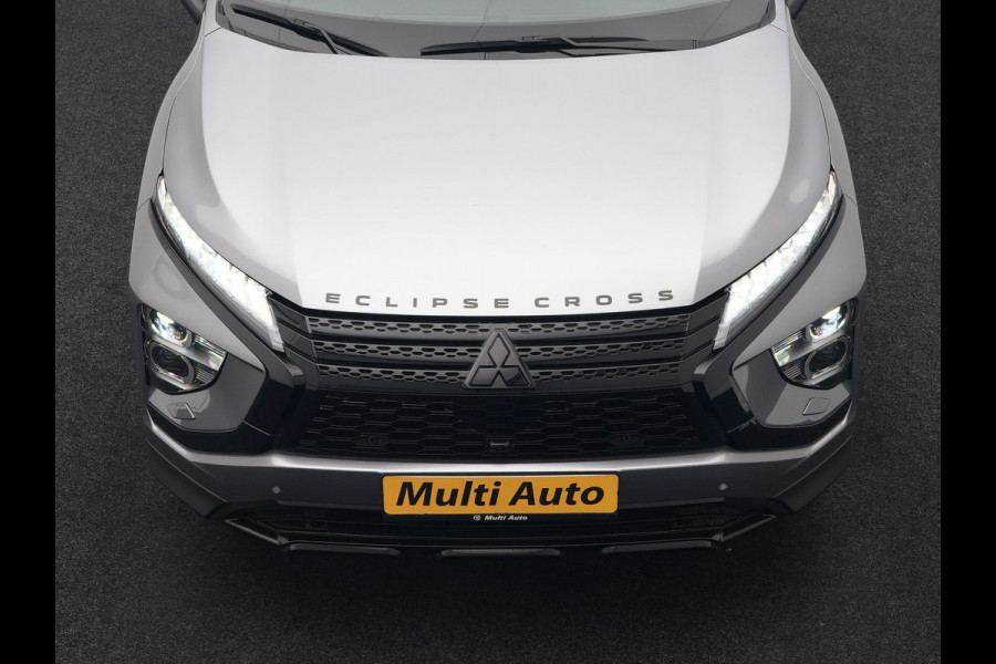 Mitsubishi Eclipse Cross 2.4 Black Edition Plug In Hybrid 188pk Dealer O.H. PHEV | 360 Camera | Adaptive Cruise | Alcantara Sportstoelen & Stuur Verwarmd | Blis | Keyless | Navigatie | DAB |
