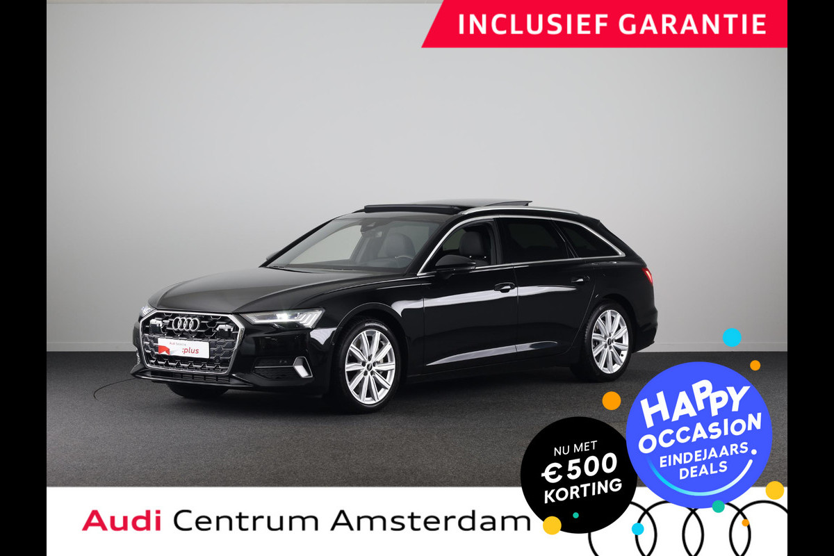 Audi A6 Avant 50 TFSI e quattro Advanced edition 299pk| Panoramadak | Head Up Display | Trekhaak | Lederen bekleding | Parkeercamera