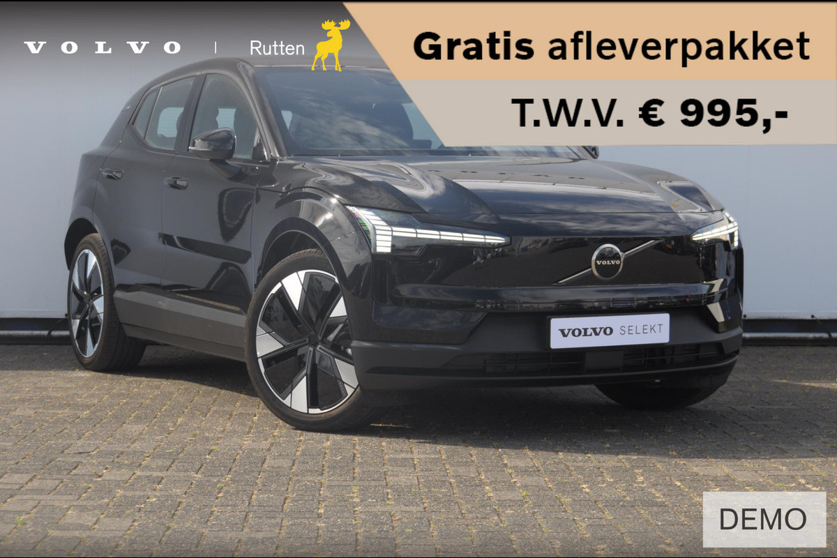 Volvo EX30 272PK Ext. Range Plus Adaptieve cruise control / BLIS / Parkeersensoren met camera / Elektrische achterklep / 20" velgen / Google infotainment / Keyless entry