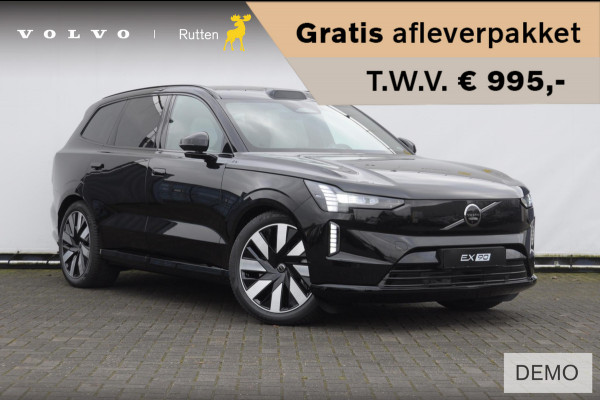 Volvo EX90 408PK Twin Motor Ultra / Panoramadak / Luchtvering / Head-up display / Stoelverwarming en stuurwielverwarming / Massagestoelen / Memory seats / Adaptive cruise control / 360 Camera / elektrische achterklep