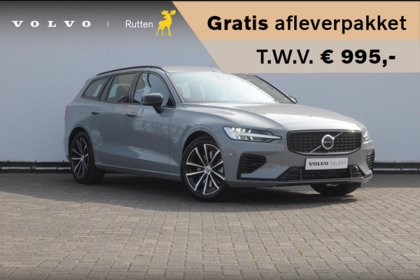 Volvo V60 T6 350PK Automaat Plus Dark / cruise control   / Apple carplay / Elektrische stoelen met geheugen / Parkeersensoren met camera / Elektrische achterklep