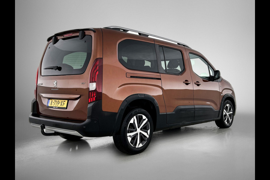 Peugeot Rifter Long 1.2 131PK Automaat GT 7pers. * Distributie vv.bij 95Dkm * / Trekhaak / Airco-ecc. / Pdc+Camera / Navigatie / 2xSchuifdeur / Apk 03-2027