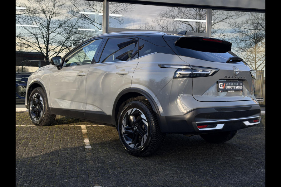 Nissan QASHQAI 1.3 MHEV Xtronic N-Connecta Nardo grijs|stoel/stuurverwarming|Elektrische klep