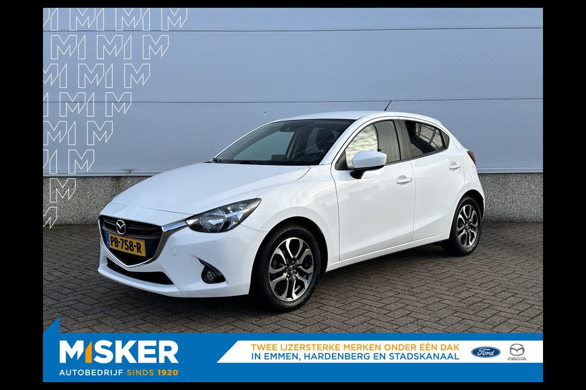 Mazda 2 1.5 Skyactiv-G GT-Mline Navigatie, PDC, Cruise, NAP.