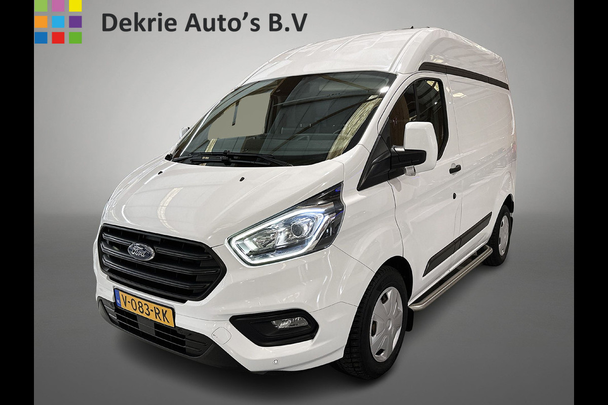 Ford Transit Custom 340 2.0 TDCI Automaat Euro6 131PK H2 Trend 3Pers. *ideaal voor Camper* Navigatie / Pdc./ Airco / Safety&Comfort pack / Driver assist / Stoelverwarming / Distributie vv.bij 36.126 KM / / Apk 11-2026