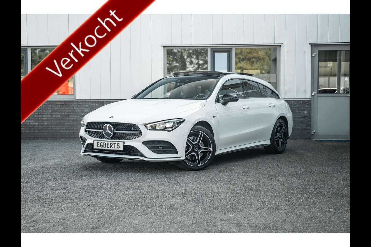 Mercedes-Benz CLA-Klasse Shooting Brake 250e AMG LINE / PANO / TRHK / ACC / APPLE CAR / 18" LMV Tijdelijke eindejaarskorting, nu van 27850.- voor 26500.-