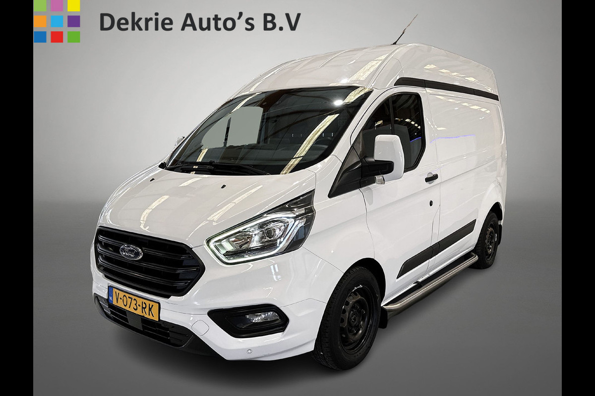 Ford Transit Custom 340 2.0 TDCI Euro6 Automaat 131PK H2 Trend 3Pers. *ideaal voor Camper* Navigatie / Pdc./ Airco / Safety&Comfort pack / Driver assist  / Stoelverwarming / / Apk 12-2026