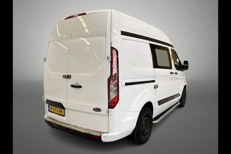 Ford Transit Custom 340 2.0 TDCI Euro6 Automaat 131PK H2 Trend 3Pers. *ideaal voor Camper* Navigatie / Pdc./ Airco / Safety&Comfort pack / Driver assist  / Stoelverwarming / / Apk 12-2026