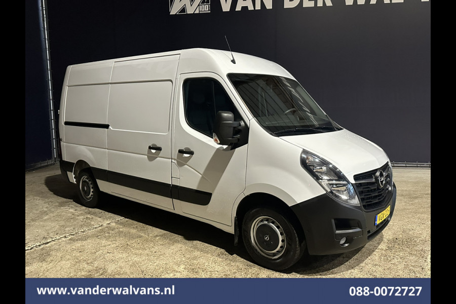Opel Movano 2.3 Turbo 150pk L2H2 Euro6 Airco | Leder | 2500kg Trekhaak | Navigatie | Camera cruisecontrol, parkeersensoren, LED, bijrijdersbank