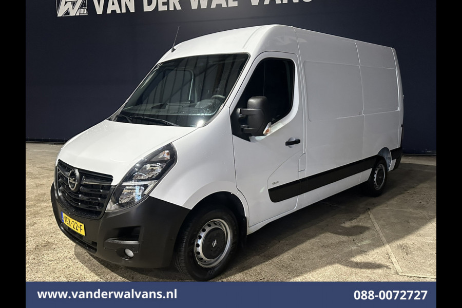 Opel Movano 2.3 Turbo 150pk L2H2 Euro6 Airco | Leder | 2500kg Trekhaak | Navigatie | Camera cruisecontrol, parkeersensoren, LED, bijrijdersbank