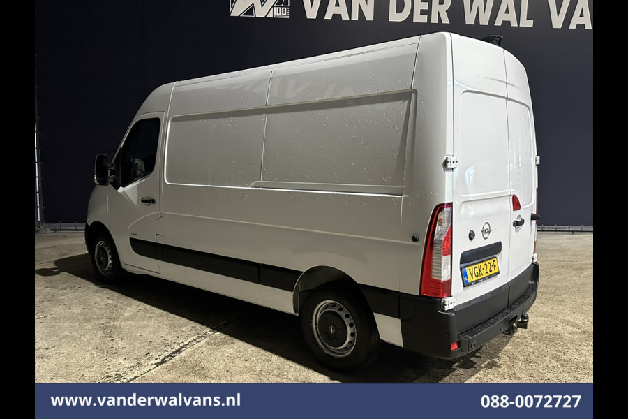 Opel Movano 2.3 Turbo 150pk L2H2 Euro6 Airco | Leder | 2500kg Trekhaak | Navigatie | Camera cruisecontrol, parkeersensoren, LED, bijrijdersbank