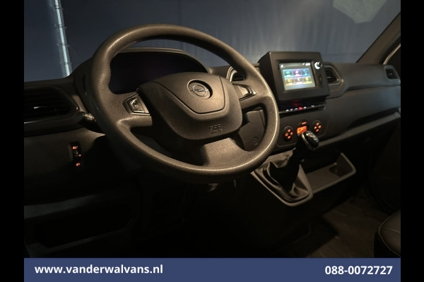 Opel Movano 2.3 Turbo 150pk L2H2 Euro6 Airco | Leder | 2500kg Trekhaak | Navigatie | Camera cruisecontrol, parkeersensoren, LED, bijrijdersbank