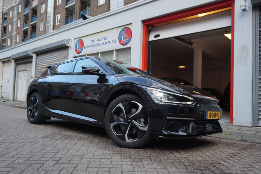 Kia Ev6 GT-Line 77.4 kWh | BTW | Panoramadak | 20inch | Leer | Adaptive + Lane | 4x stoelverwarming + stuurverwarming | Stoelventilatie | MATRIX | Appl Carplay |
