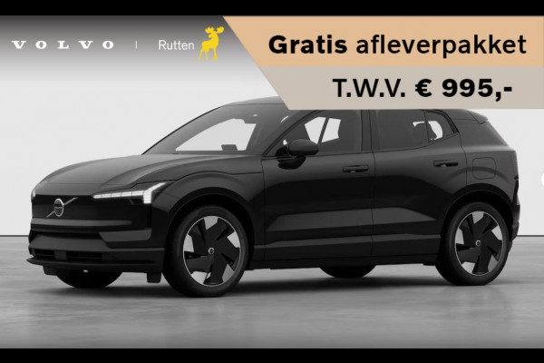 Volvo EX30 272PK Single Motor Extended Range Plus 69 kWh / Nu van € 46.797 voor € 39.297 / Adaptieve Cruise Control / Blis / Getinte ramen vanaf de B-stijl / 19" lichtmetalen velgen / Google infotainment