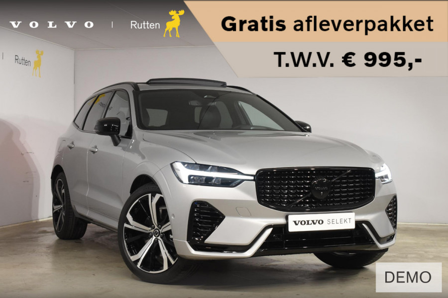 Volvo XC60 T6 350PK Automaat Plug-in hybrid AWD Plus Dark / Panoramadak / Harman Kardon / Luchtvering / 360 camera / Sport stoelen / 21'' velgen / NIEUWPRIJS EUR 81.500,-