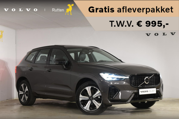 Volvo XC60 T6 350PK Automaat Plug-in Hybrid AWD Plus Dark / Navigatie / 360 Camera / Adaptieve Cruise Control / Stuur & Stoelverwarming / Elektr. Achterklep / Schuifdak / Trekhaak