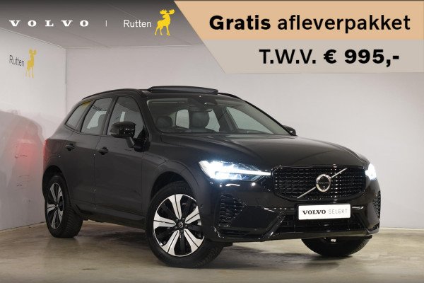 Volvo XC60 T6 350PK Automaat Plug-in Hybrid AWD Plus Dark / Navigatie / 360 Camera / Adaptieve Cruise Control / Stuur & Stoelverwarming / Elektr. Achterklep / Schuifdak / Trekhaak
