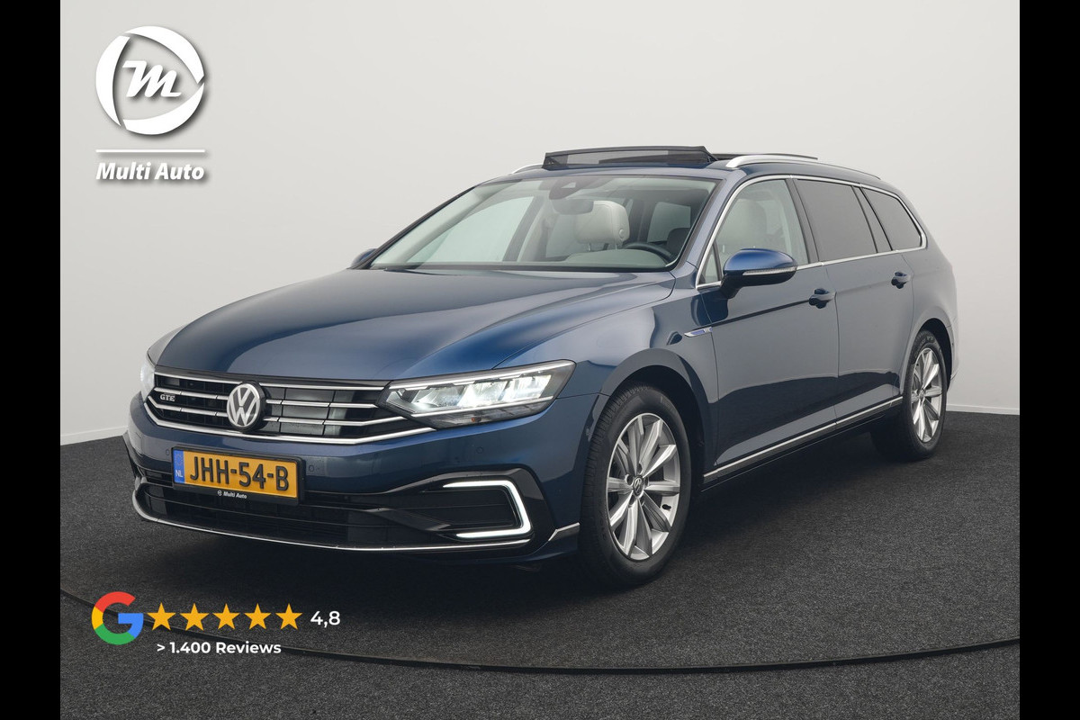 Volkswagen Passat Variant 1.4 TSI PHEV GTE Highline Plug In Hyrbid 218pk Dealer O.H PHEV | Panodak | Adaptive Cruise | Alcantara Sportstoelen Massage & Verwarmd | Apple Carplay | Camera | Virtual | Navigatie | Keyless | Blis | DAB |
