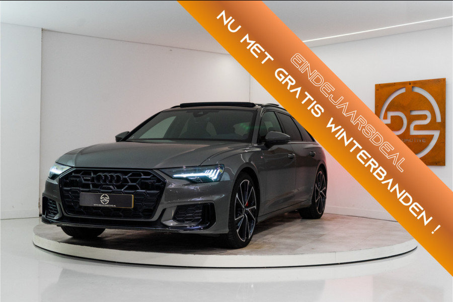 Audi A6 Avant C8 Facelift 55 TFSI e Quattro Pro Line S Comp. 367PK | 1E EIG NL AUTO+NAP | Pano | B&O | Matrix | Trekhaak | VOL! 12 MND G